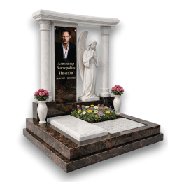 Арка с ангелом и саркофагом