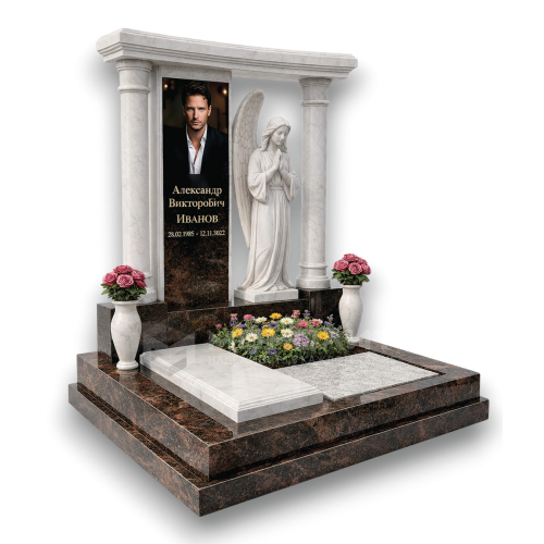 Арка с ангелом и саркофагом